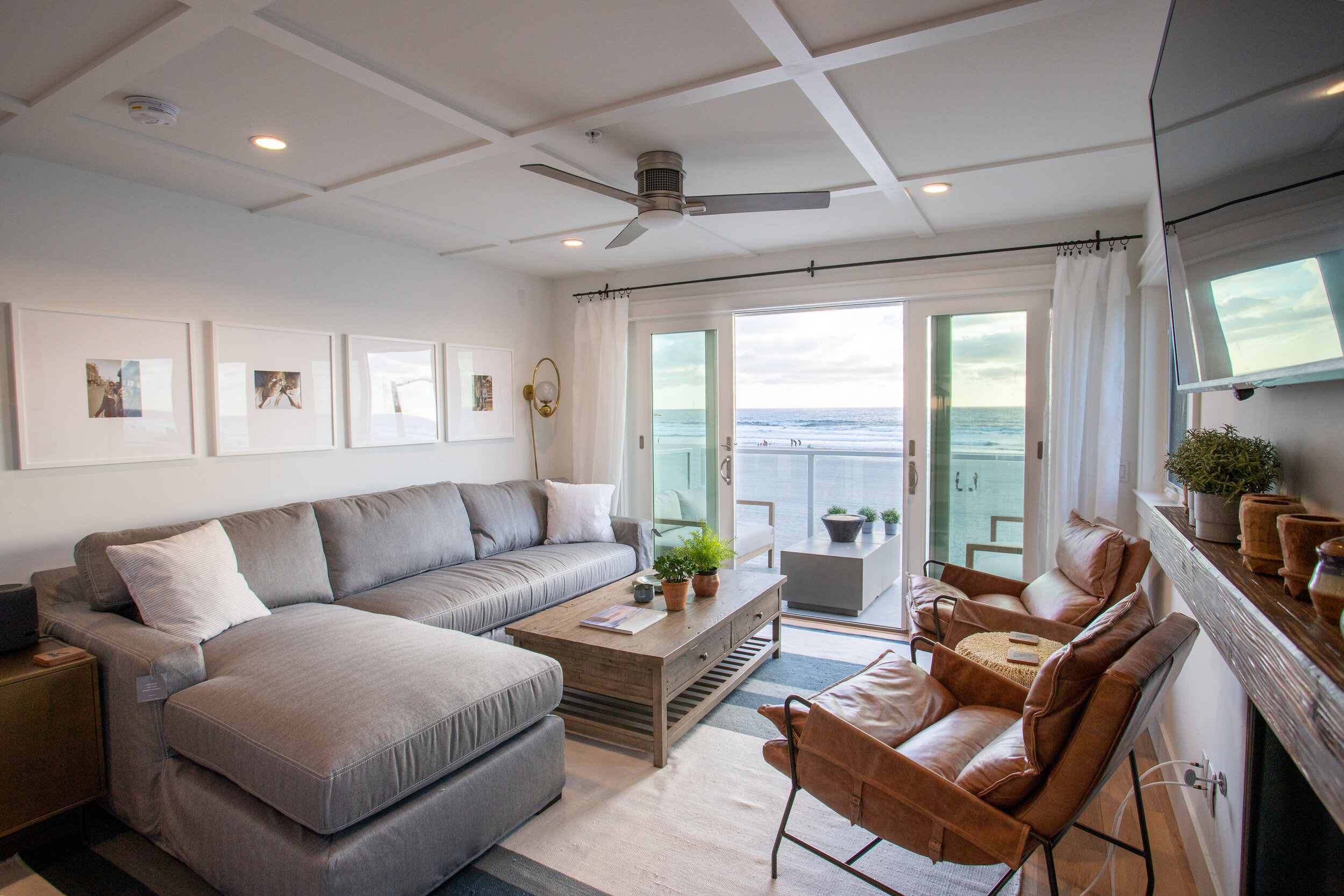 beach house retreat interior - leona rose design